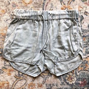 Gianni Bini Lightwash Tencel Drawstring Shorts
